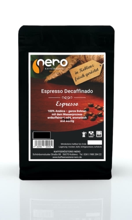 Espresso decaf Wasserprozess
