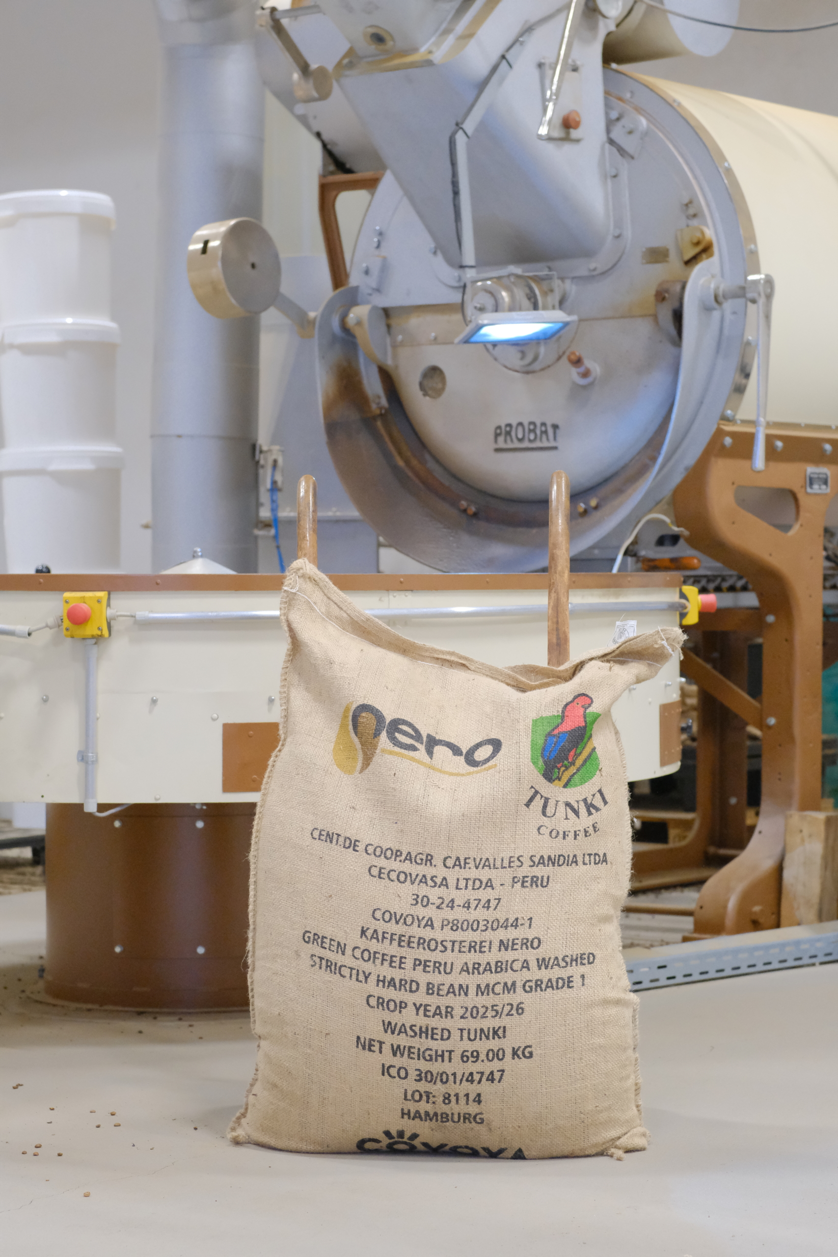 feiner Tunki Kaffee exklusiv für die Kaffeerösterei Nero