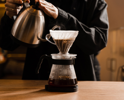 zubereitung von filterkaffee per hand