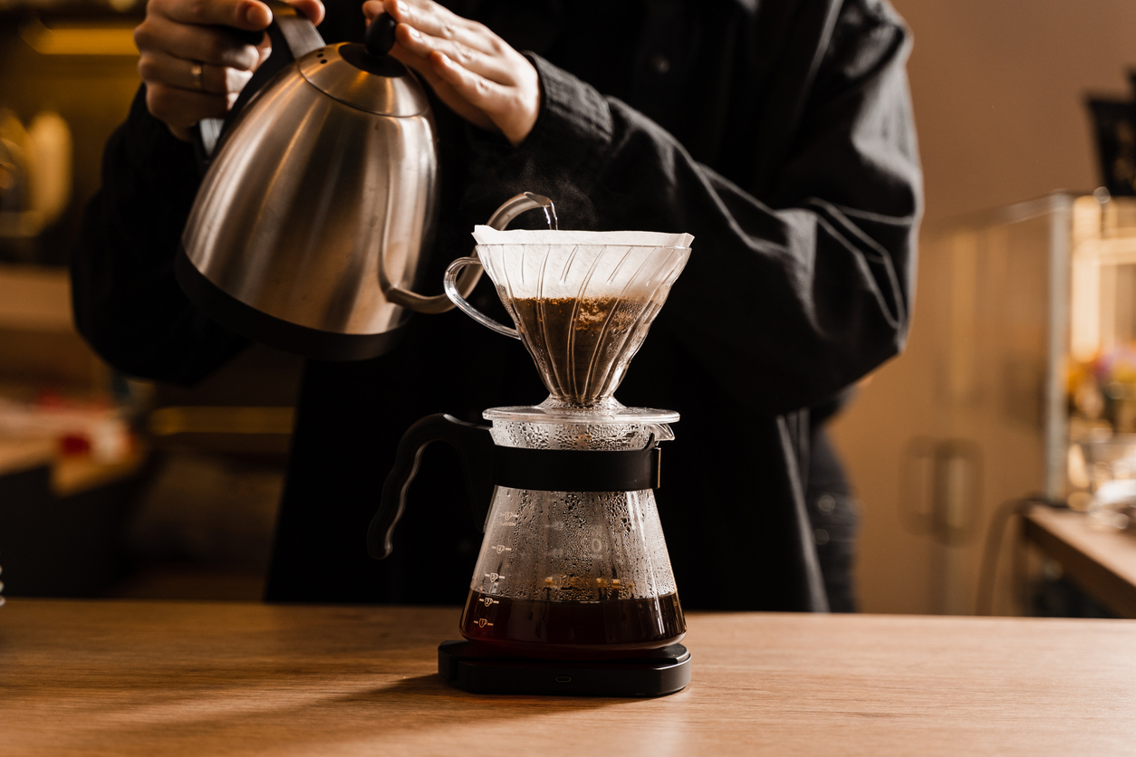zubereitung von filterkaffee per hand
