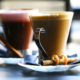 swizy kaffee in hohem glas