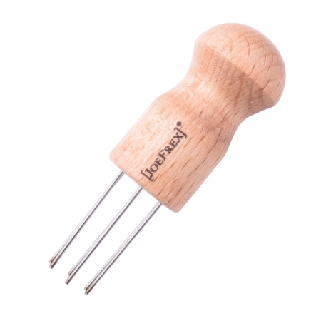 WDT-Tool Espresso-Verteiler mit Holzgriff